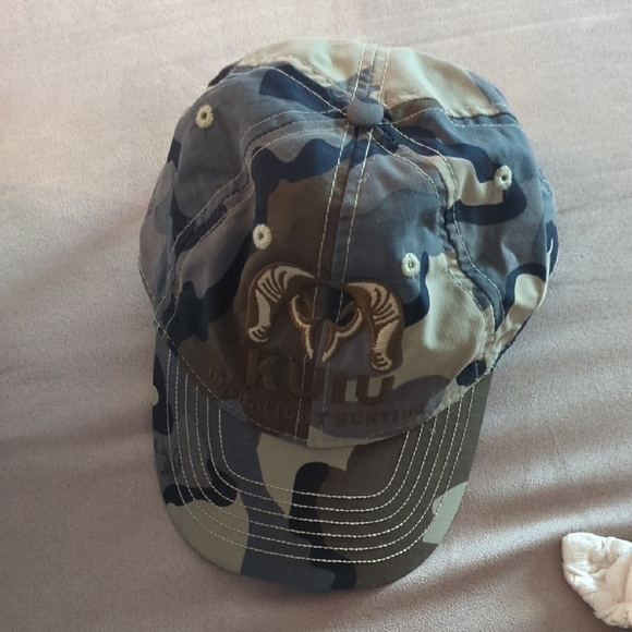 KUIU One Size Kids Camo Ultralight Hunting Cap Hat Embroidered Velcro - Picture 3 of 8